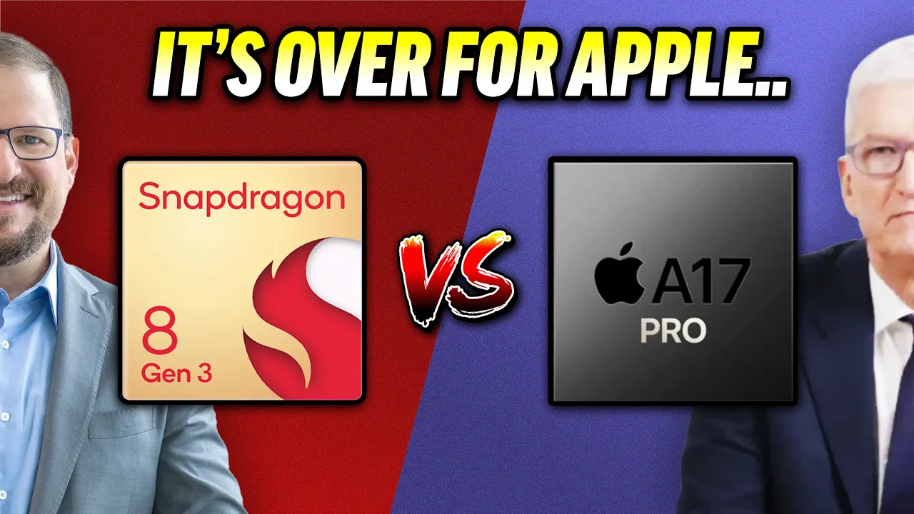 Snapdragon 8 Gen 3 vs A17 Pro - Apple's in BIG Trouble..