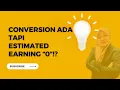 Download Lagu Kenapa Estimated Earning “0”. Walaupon Conversion Ada | 3 Sebab yg Heavy Perlu Tahu