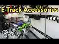 Enclosed Cargo Trailer E-track Accessories The Best Way To Secure Dirt Bikes Onesnt