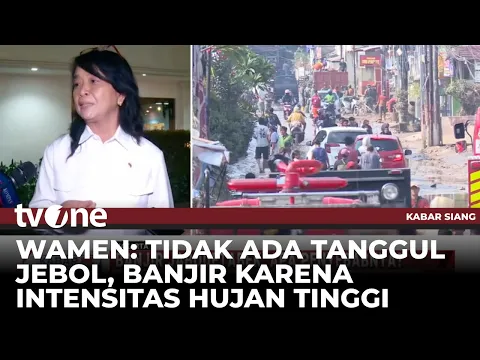 Wamen PU Tanggapi Banjir Jabodetabek
