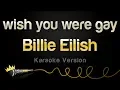 Download Lagu Billie Eilish - wish you were gay (Karaoke Version)