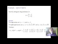 2E1 Lecture 5 part 5 Eigenvalues and eigenvectors