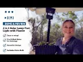Demo and Review - Joyoowild 2 in 1 Solar Lamp Post Light with Planter