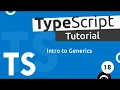 TypeScript Tutorial - Generics