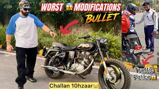 Finally😱Bullet may Alloy wheel Light Lagvadi Or nuksan😳