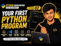 COMPLETE PYTHON COURSE 2026 LECTURE 02 First Python Code Comments CDP PROJECT