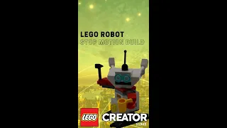 Lets Build a LEGO Robot | LEGO Creator Stop Motion #shorts #legoshorts #legos