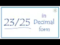 as a Decimal