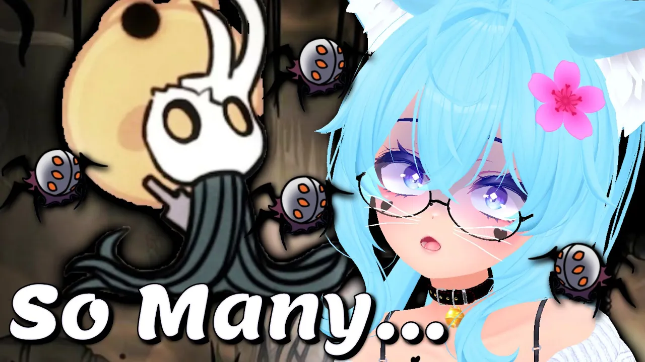 TranquilCloud- Hollow Knight Bosses Keep Winning… But This Cozy VTuber Won’t Give Up