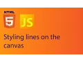HTML5 Canvas tutorial 3 - Styling lines on the canvas