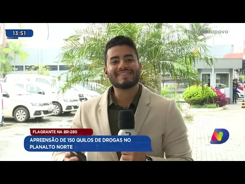 Flagrante na BR 280: apreensão de 150 quilos de drogas no Planalto Norte