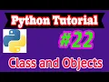 Python Tutorial in Hindi Classes and Objects