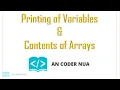 Printing Java Values Short