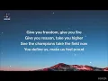 Download Lagu Give me freedom, give me fire song