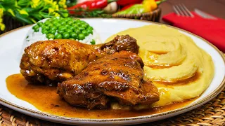 Pollo a la Olla con Puré de Papa | RECETA PERUANA | Sazón y Corazón