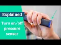 How to turn Sonicare pressure sensor