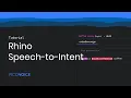 Picovoice Console Tutorial Rhino Speech-to-Intent