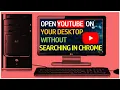How to open YouTube on your Desktop using Batch Script Command Line