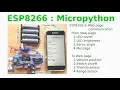 WebSocket test on the ESP8266 board by MicroPython
