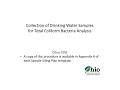 Collection of Total Coliform Drinking Water Samples