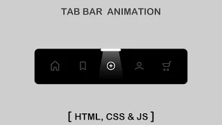 Navigation Menu Indicator Animation Using HTML CSS JS Navigation Menu Bar Tab Bar Menu