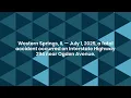 1 Killed in Motorcycle vs Truck Accident on I H 294 in Western Springs IL