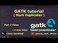 GATK Tutorial Mark Duplication Variant analysis