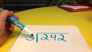 Standard algorithm for Long Division with Vocabulary