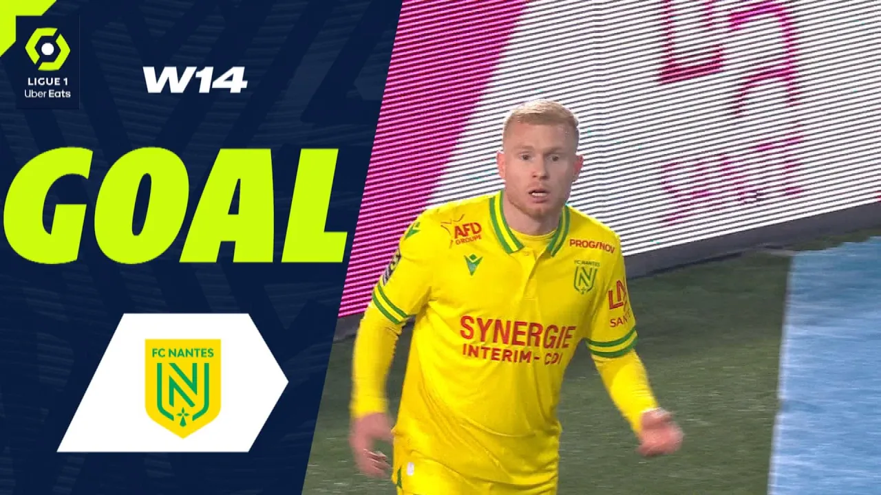 Goal Florent MOLLET (25' - FCN) FC NANTES - OGC NICE (1 ...