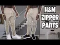 H M Zipper Pants Review H M Cotton Twill Joggers hey - ozzy