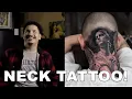 Insanely PAINFUL NECK TATTOO caution
