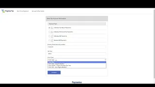 PAYING VIRGINIA STATE INCOME TAXES