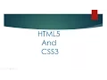 HTML5 - And