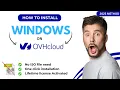 Install Windows On OVH Server - Without ISO 2025 Full GUIDE
