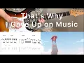 Download Lagu Yorushika - That's Why I Gave Up on Music (guitar cover with tabs \u0026 chords)