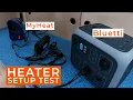 Teardrop Camper Heater Setup - MyHeat Bluetti