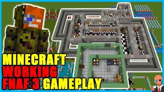 I built a working FNAF 3 map in Minecraft Build Gameplay