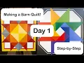Barn Quilt Tutorial Day 1