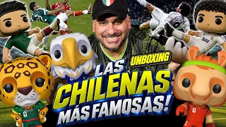 Funkos exclusivos de futbol autografiados por Hugo Sanchez y Raúl Jiménez + mascotas 2026 #Unboxing