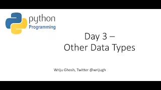 03 Day 3 Python other Data Types Python CodingKids