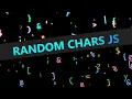 Random Character Flying HTML Project Random JS Animation javascript project AwesomeCode