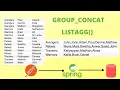 Customizing the Result of JPA Queries with Aggregation Functions in Spring boot group - concat listagg