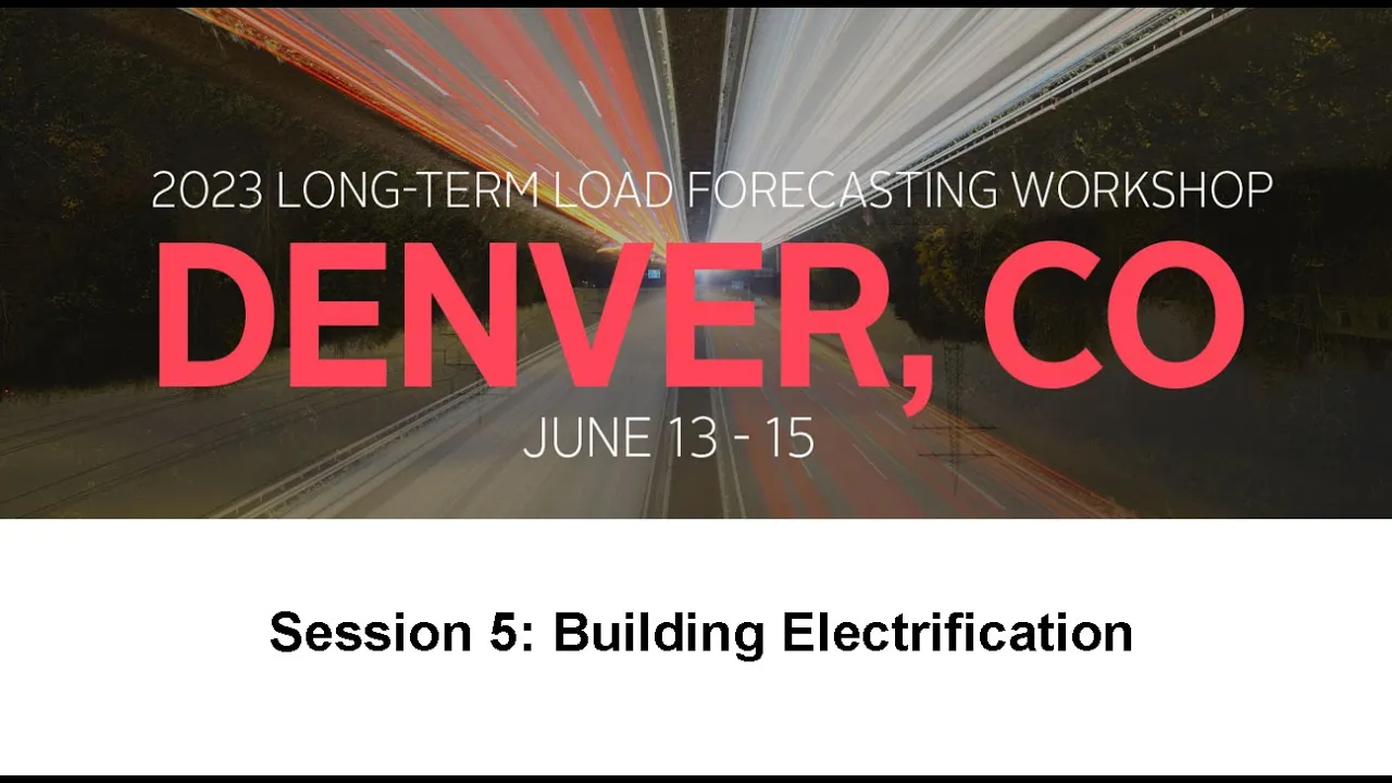 LTL Workshop: Session 5: Building Electrification