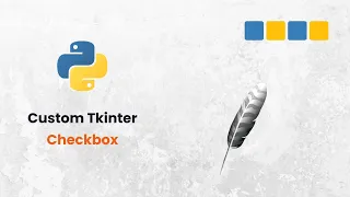 How to use Checkbox in Custom Tkinter Python GUI Tutorial for Beginners