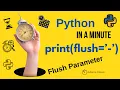 Python In A Minute print flush In python - flush argument of print function