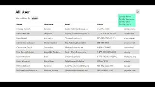 How to Create a Sortable and Filterable Table in React React Table Filters Example