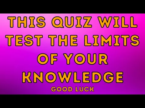 Download MP3 Take This Quiz To Test Your Knowledge  - Good Luck!