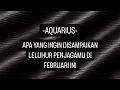 Lagu 🧚🏻AQUARIUS, YANG LELUHUR PENJAGAMU INGIN SAMPAIKAN PADAMU #tarotputrisolo #saranpesanleluhur 