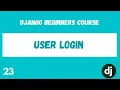 User Login Python Django Web Framework Course