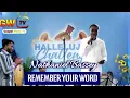Lagu REMEMBER YOUR WORD BY NATHANIEL BASSEY
